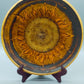 Großer Keramik Wandteller – Sonnenblume Relief Studio Keramik
