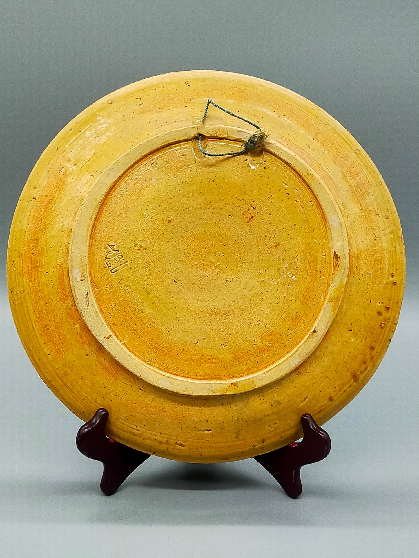 Großer Keramik Wandteller – Sonnenblume Relief Studio Keramik