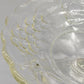 Elegante Fußschale aus Pressglas – Obstschale auf Fuß mit Relief