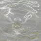 Elegante Fußschale aus Pressglas – Obstschale auf Fuß mit Relief