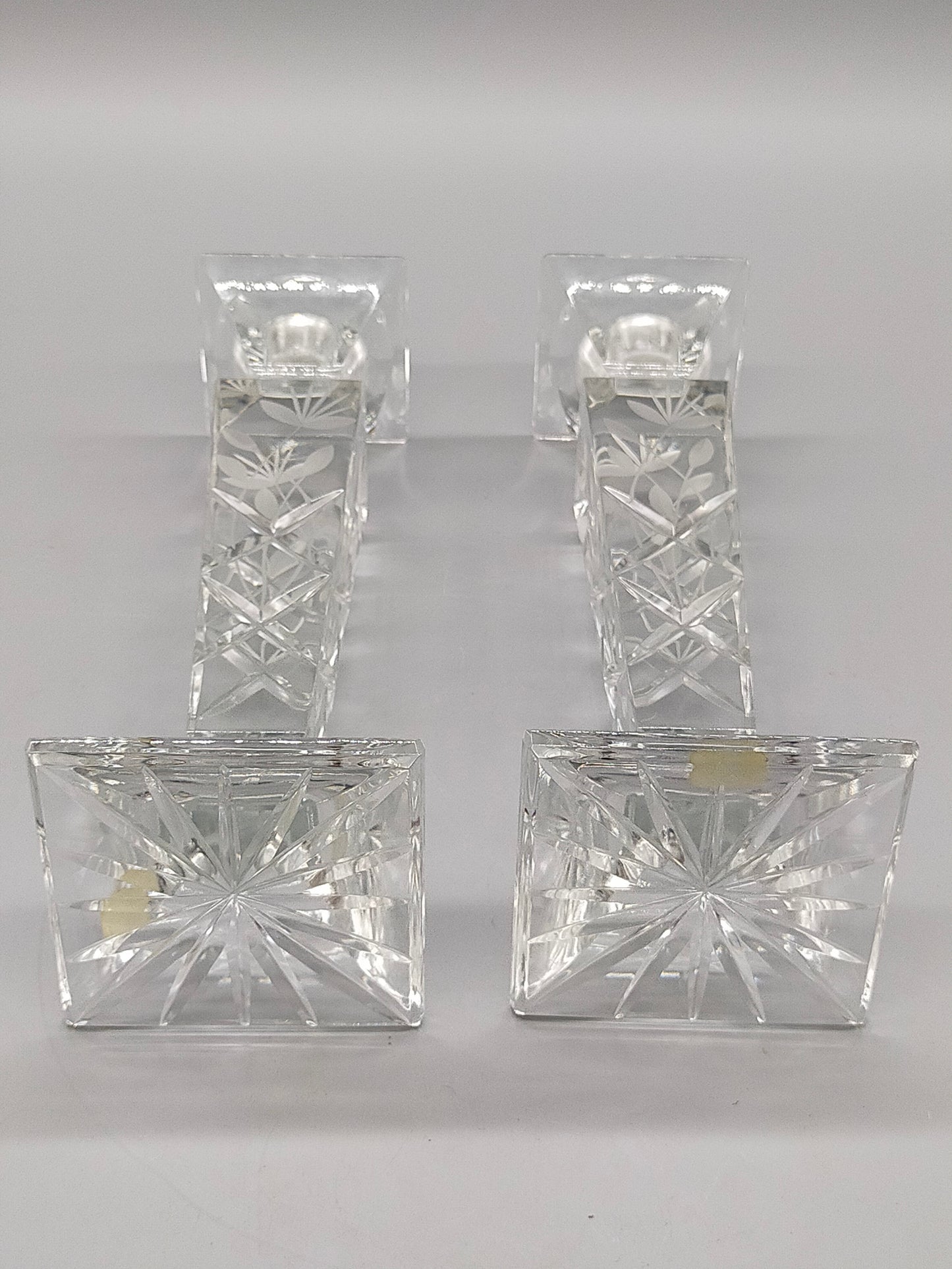 Bohemia Crystal Kerzenständer Set – Bleikristall Kerzenhalter 26 cm