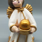 Original Thun Bozen Engel mit Kerze – Große Keramik Figur