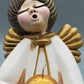 Original Thun Bozen Engel mit Kerze – Große Keramik Figur