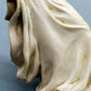 Elegante Frauenfigur mit Weizen garbe – Stilvolle Keramik Statuette