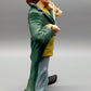 Dekorative Clown Figur mit Violine – Kunstharz Skulptur
