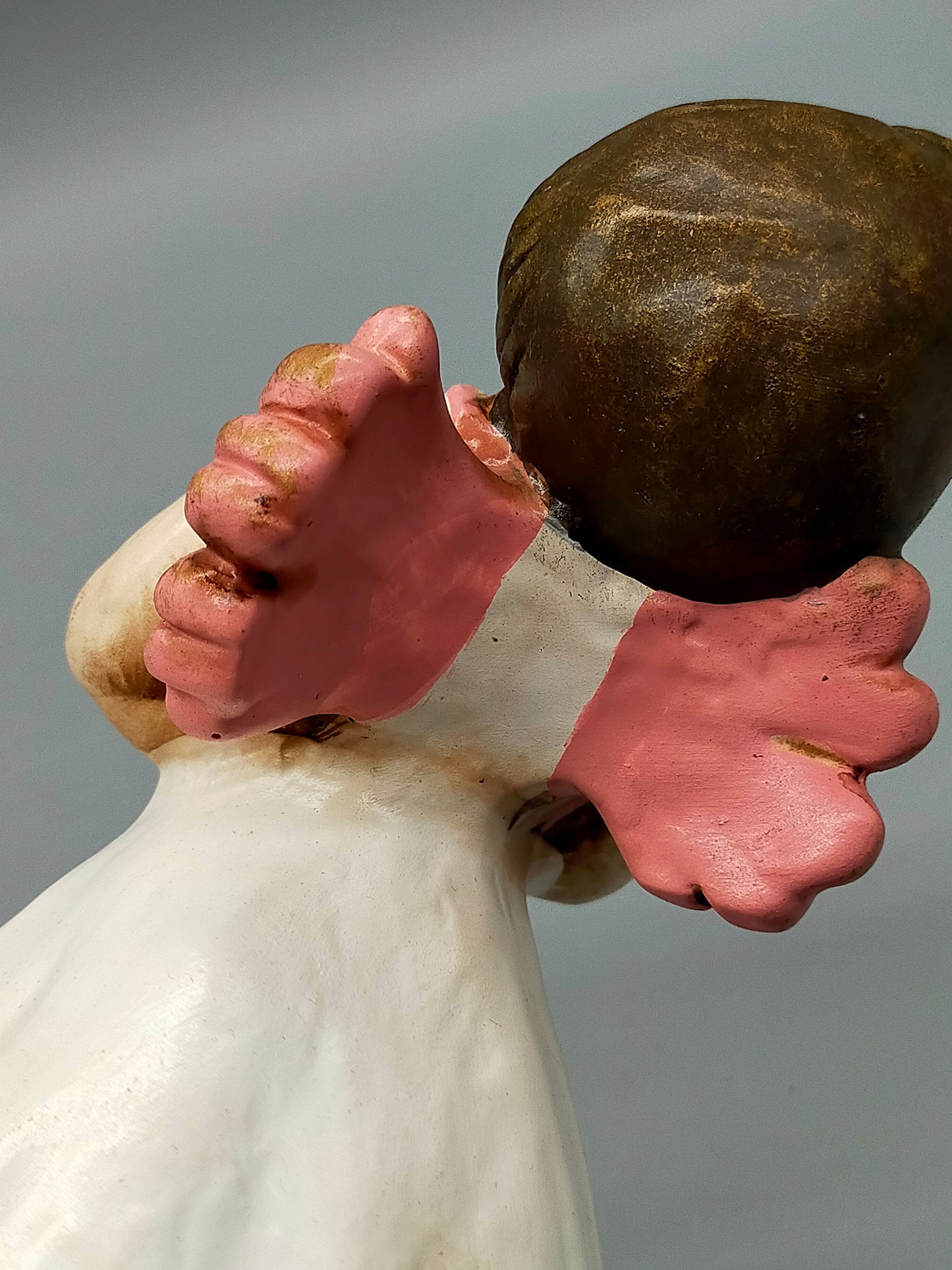 Original Bozner Engel THUNKeramik Engel Kerzenhalter