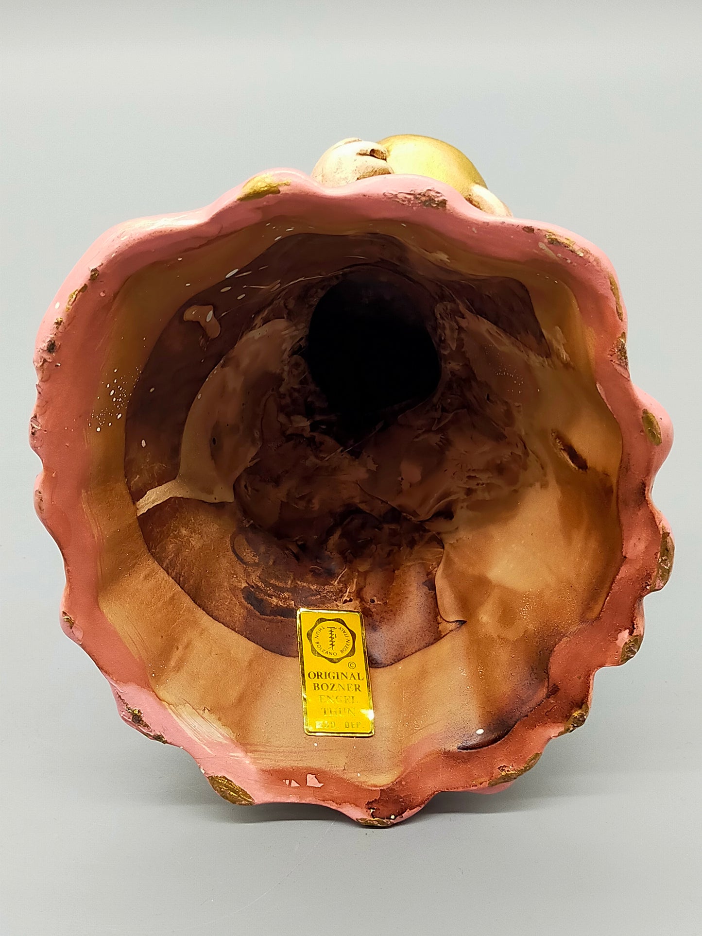 Original Bozner Engel THUNKeramik Engel Kerzenhalter