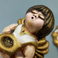 Original Thun Bozner Engel 2er Set – Keramik Figuren Weiß Gold
