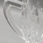 Kristallglas Krug mit Schliff – Vintage Glaskanne mit Henkel