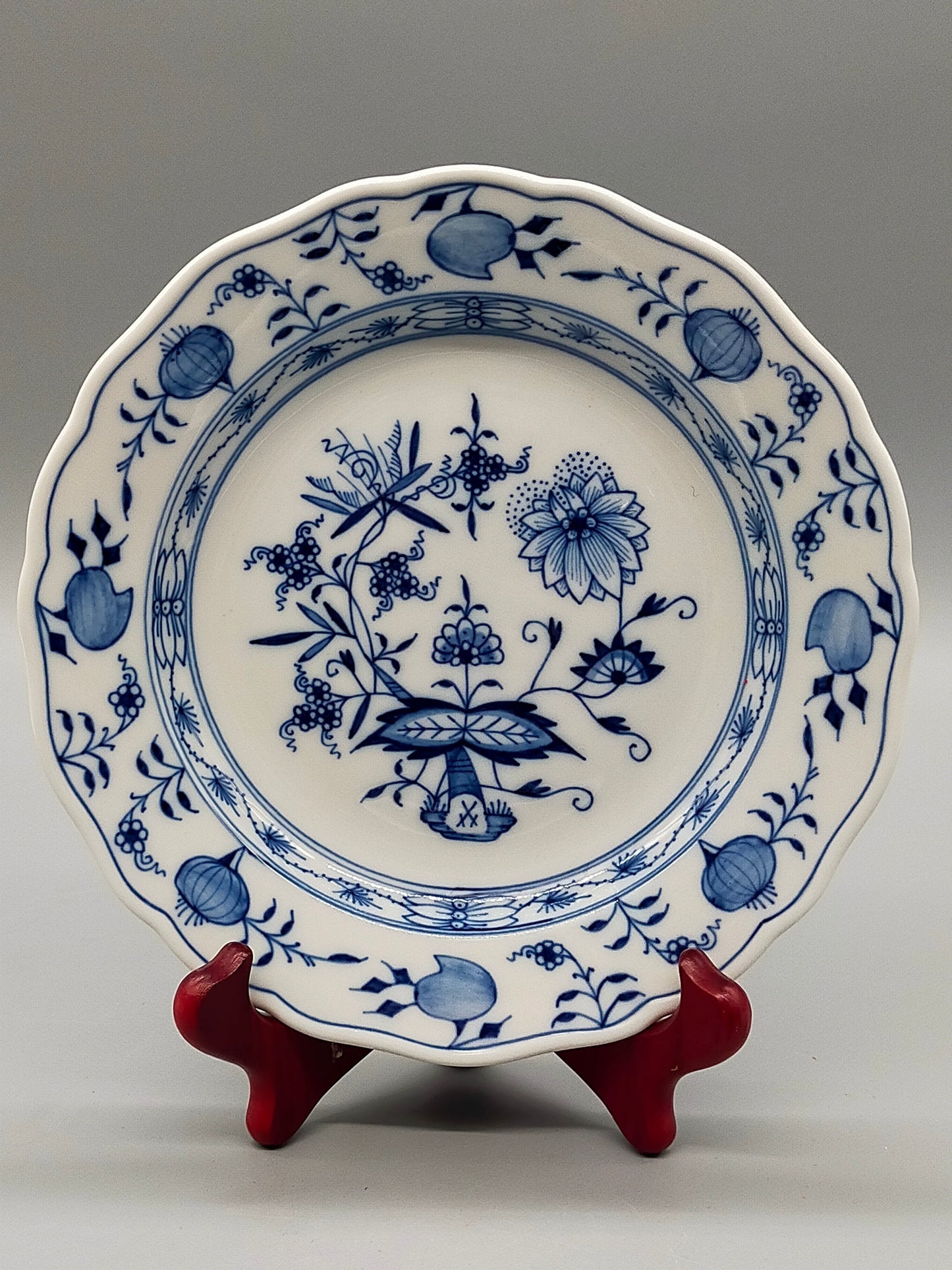 Meissen Porzellan Teller – Klassisches Zwiebelmuster Kobaltblau
