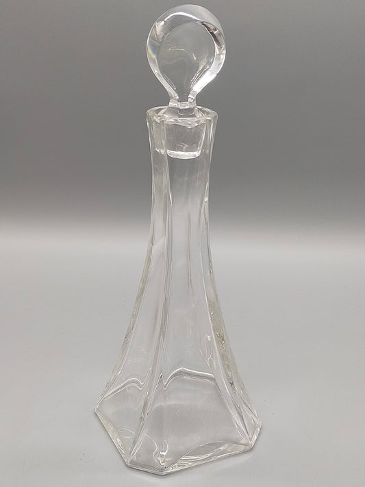 Elegante Glaskaraffe mit Stopfen – Kristall Dekanter