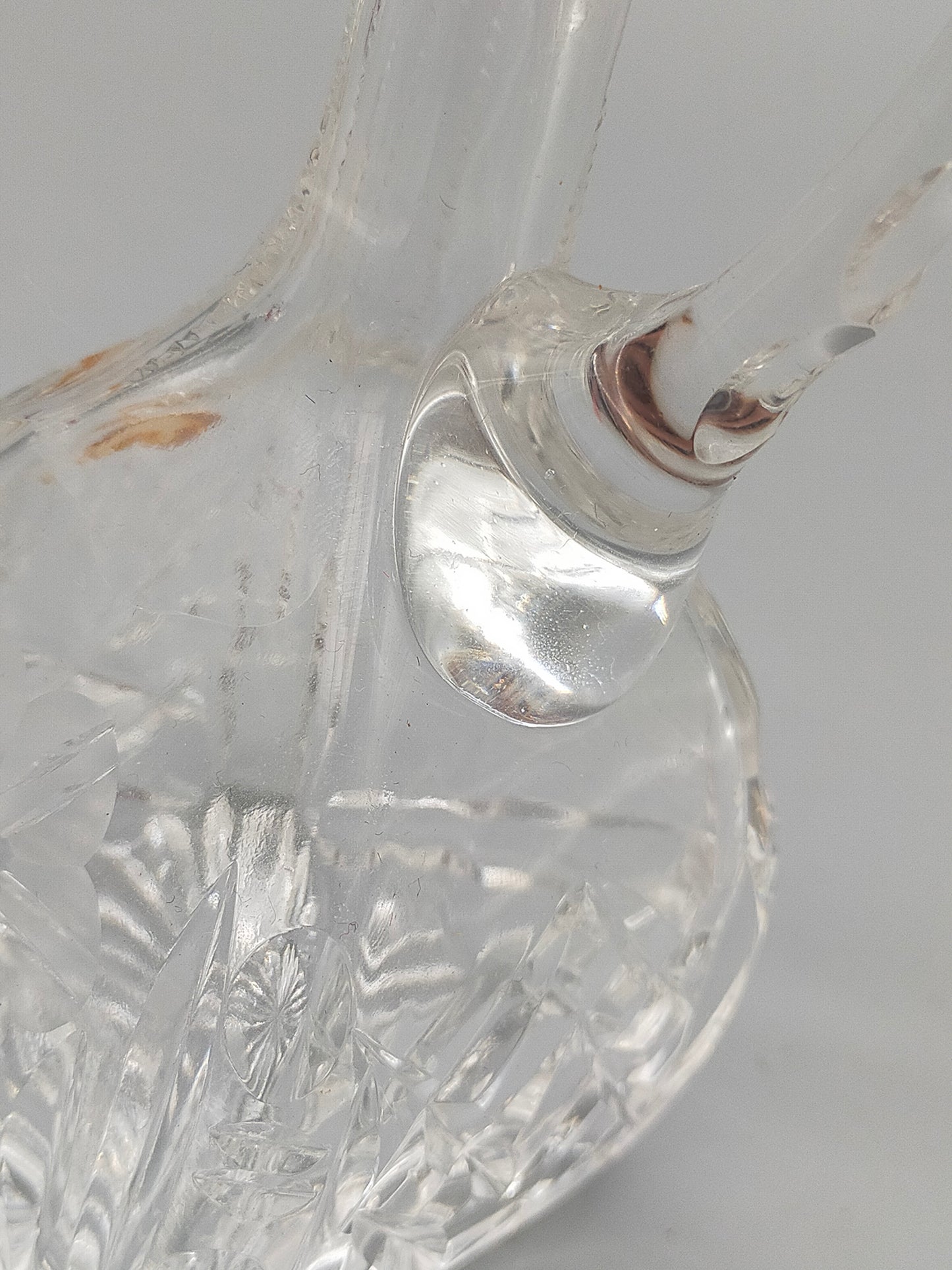 Kristallkanne mit Schliff – Bleikristall Glaskrug mit Henkel