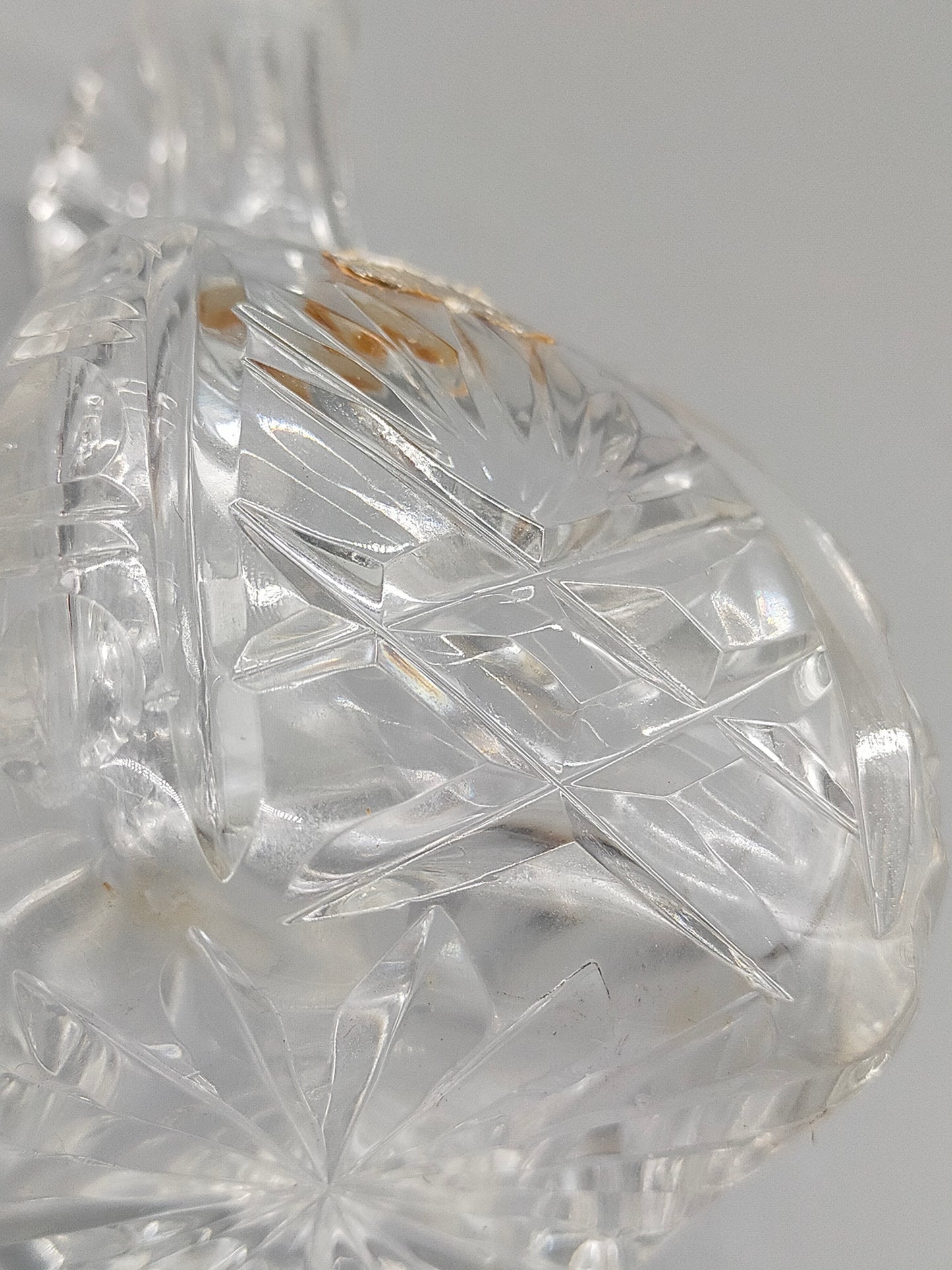 Kristallkanne mit Schliff – Bleikristall Glaskrug mit Henkel