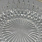 Edle Kristall Schale mit Versilbertem Rand – Diamantschliff 22cm