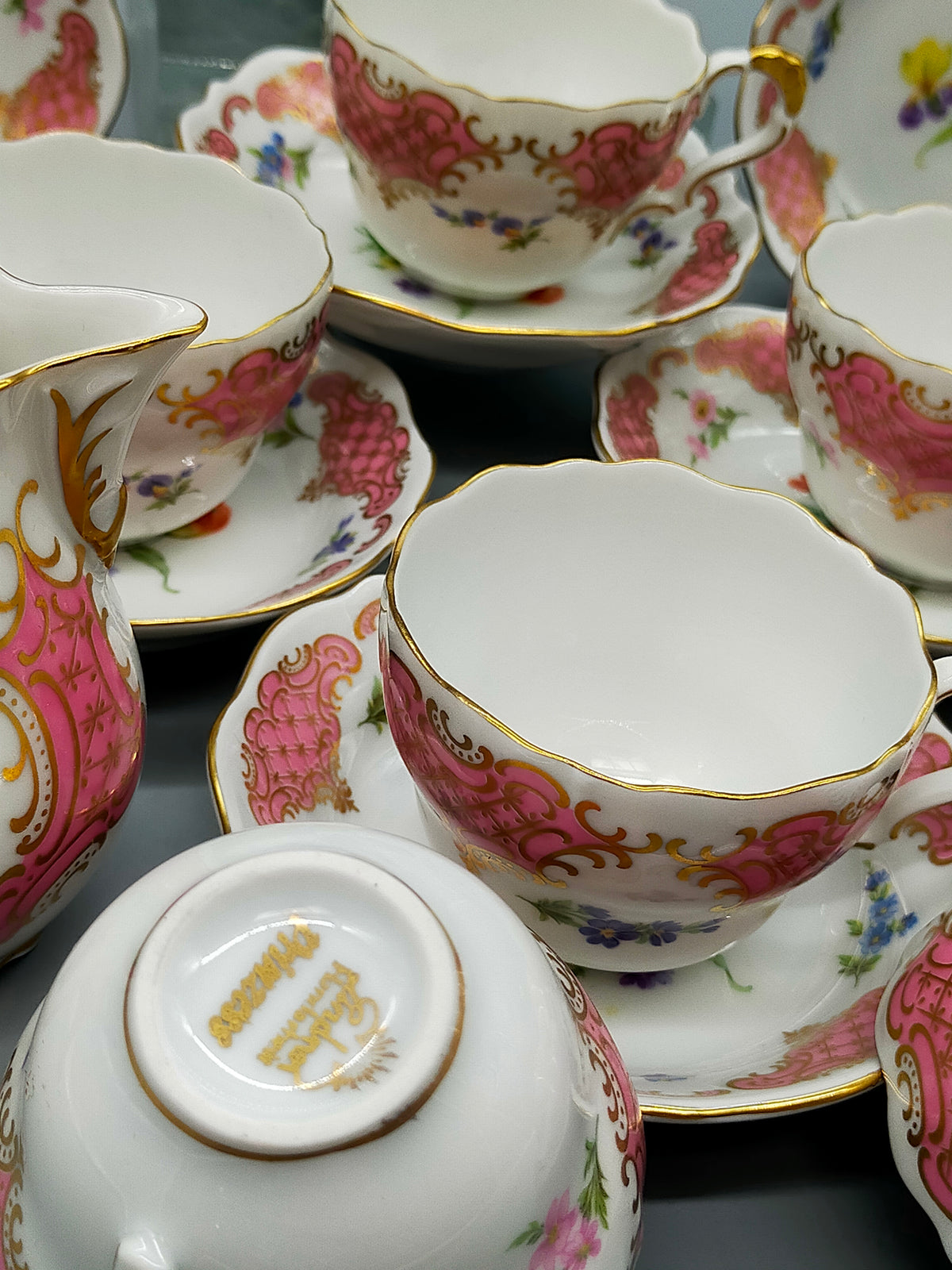 Exklusives Lindner Porzellan Kaffeeservice Princess Handarbeit