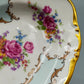 Elegante T. Limoges Porzellanschale – Handbemaltes Design mit Goldrand