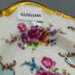Elegante T. Limoges Porzellanschale – Handbemaltes Design mit Goldrand