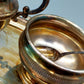 Elegantes ALPACCA PLATE Kaffeeservice Versilbertes Set mit Kanne und Schale