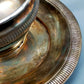 Elegantes ALPACCA PLATE Kaffeeservice Versilbertes Set mit Kanne und Schale