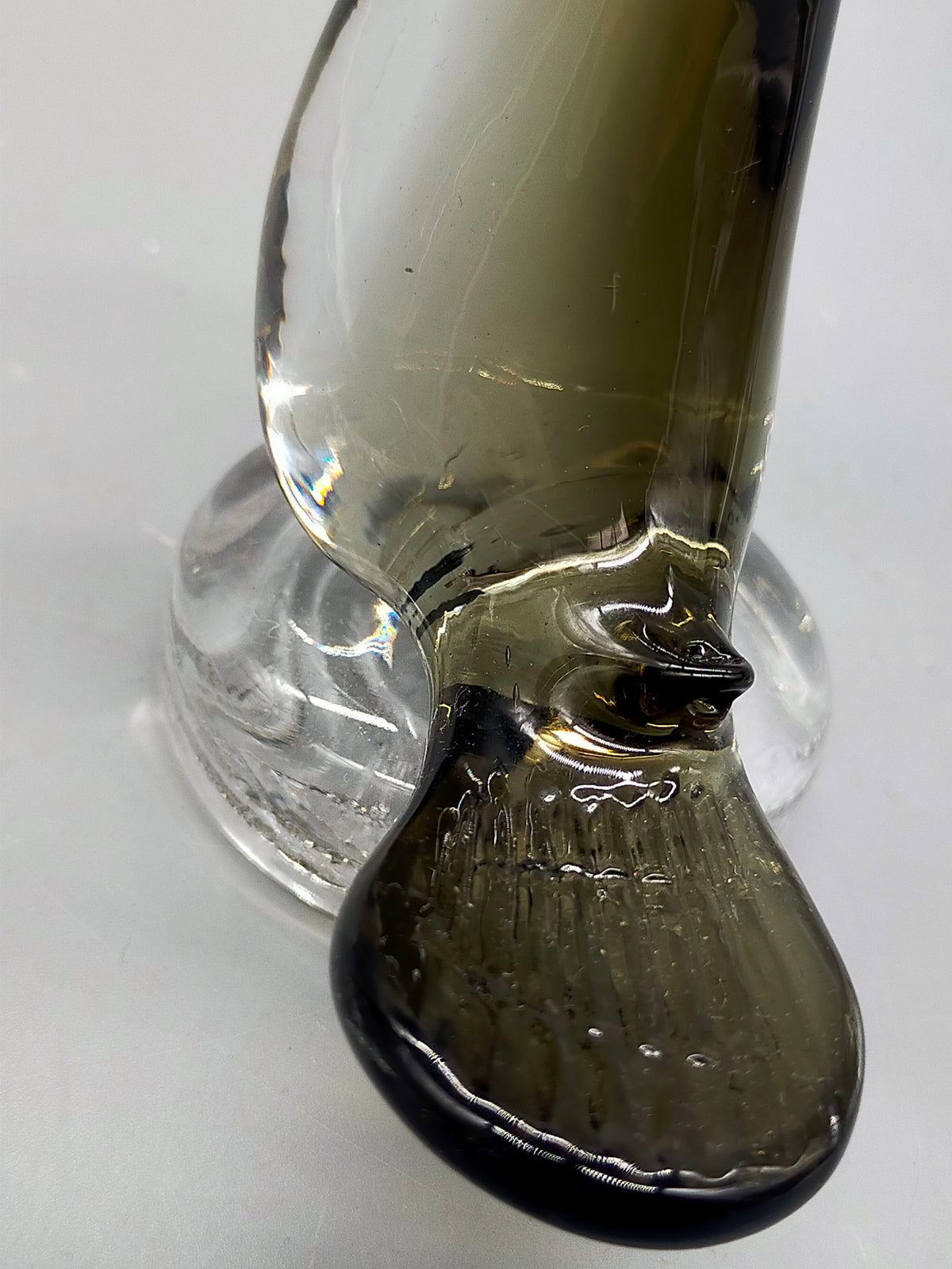 Set aus 3 dekorativen Glasfiguren – Handgefertigte Tiermotive