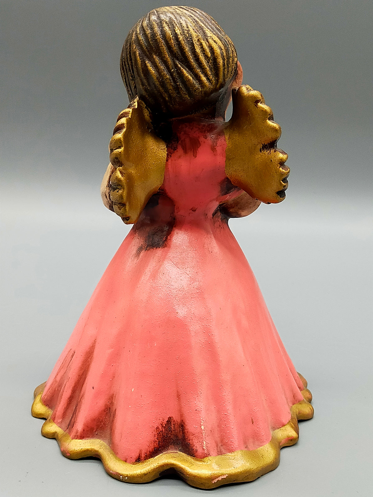 Thun Bozner Engel Kerzenhalter Handbemalte Keramik Figur