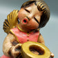 Thun Bozner Engel Kerzenhalter Handbemalte Keramik Figur