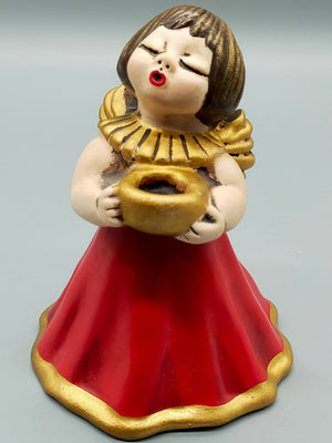 Original Thun Bozener Engel Kerzenhalter Handgefertigte Keramikfigur