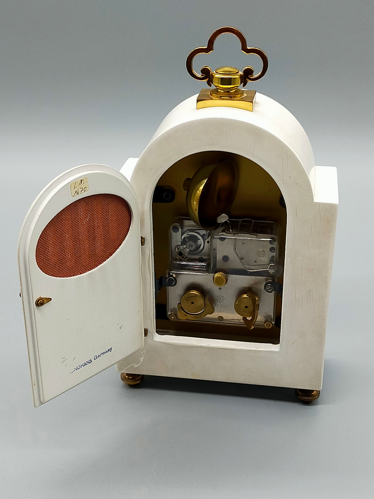 Elegante Junghans Meister Tischuhr – Vintage Kaminuhr mit Zifferblatt