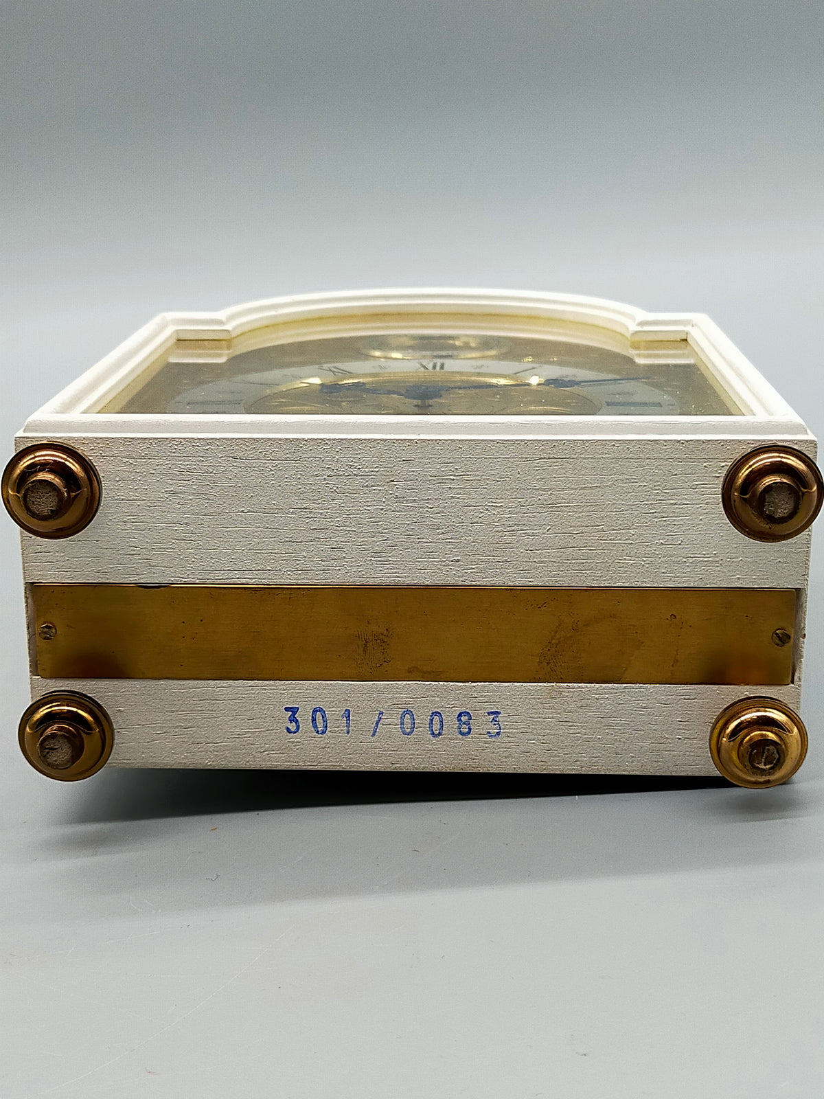Elegante Junghans Meister Tischuhr – Vintage Kaminuhr mit Zifferblatt