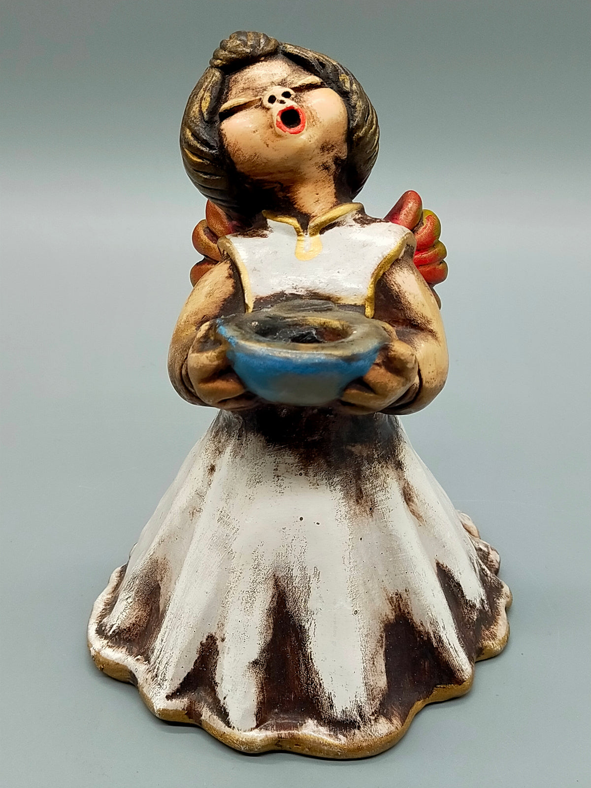 Thun Keramik Figur – Handbemalter Engel