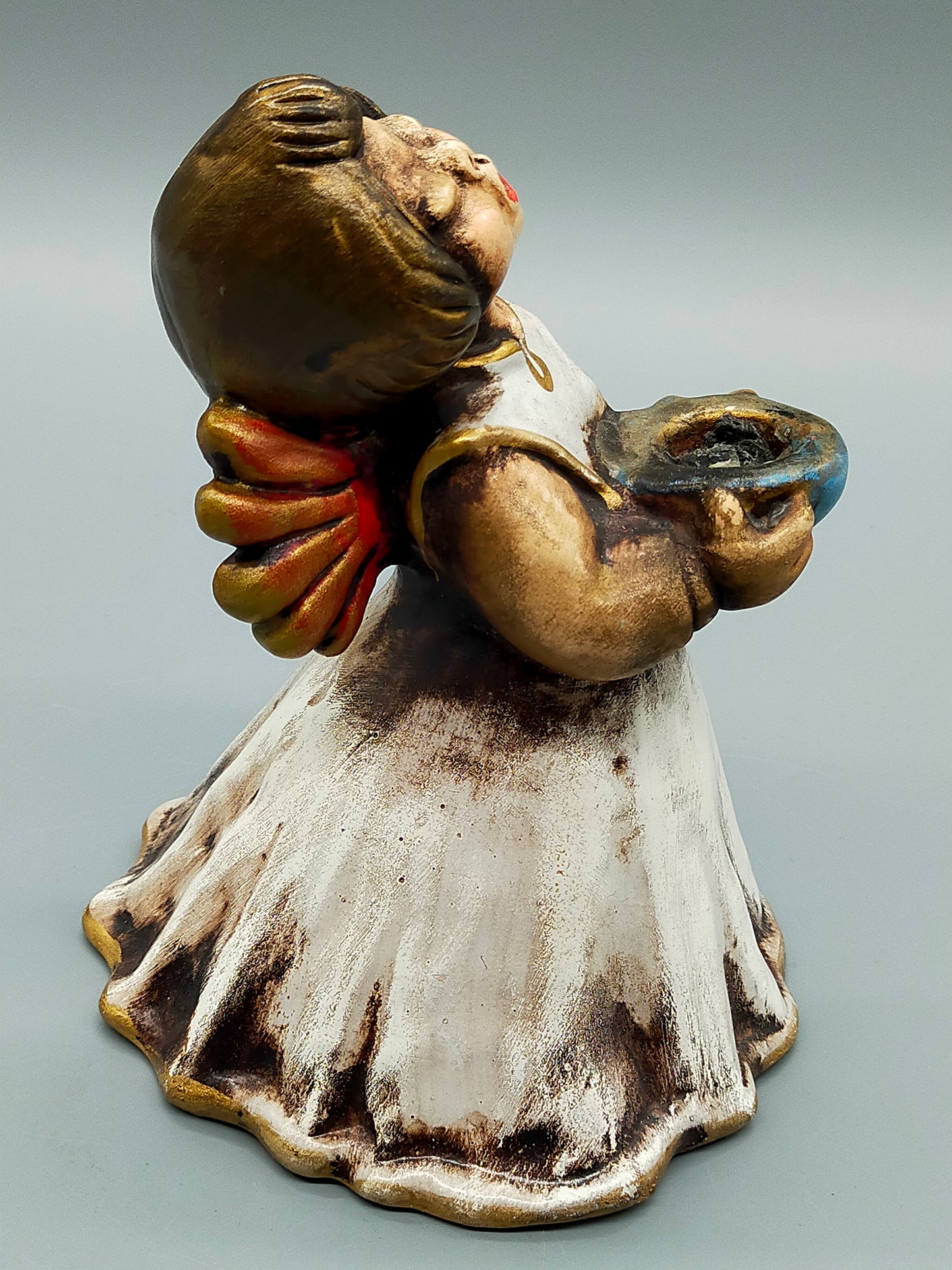 Thun Keramik Figur – Handbemalter Engel