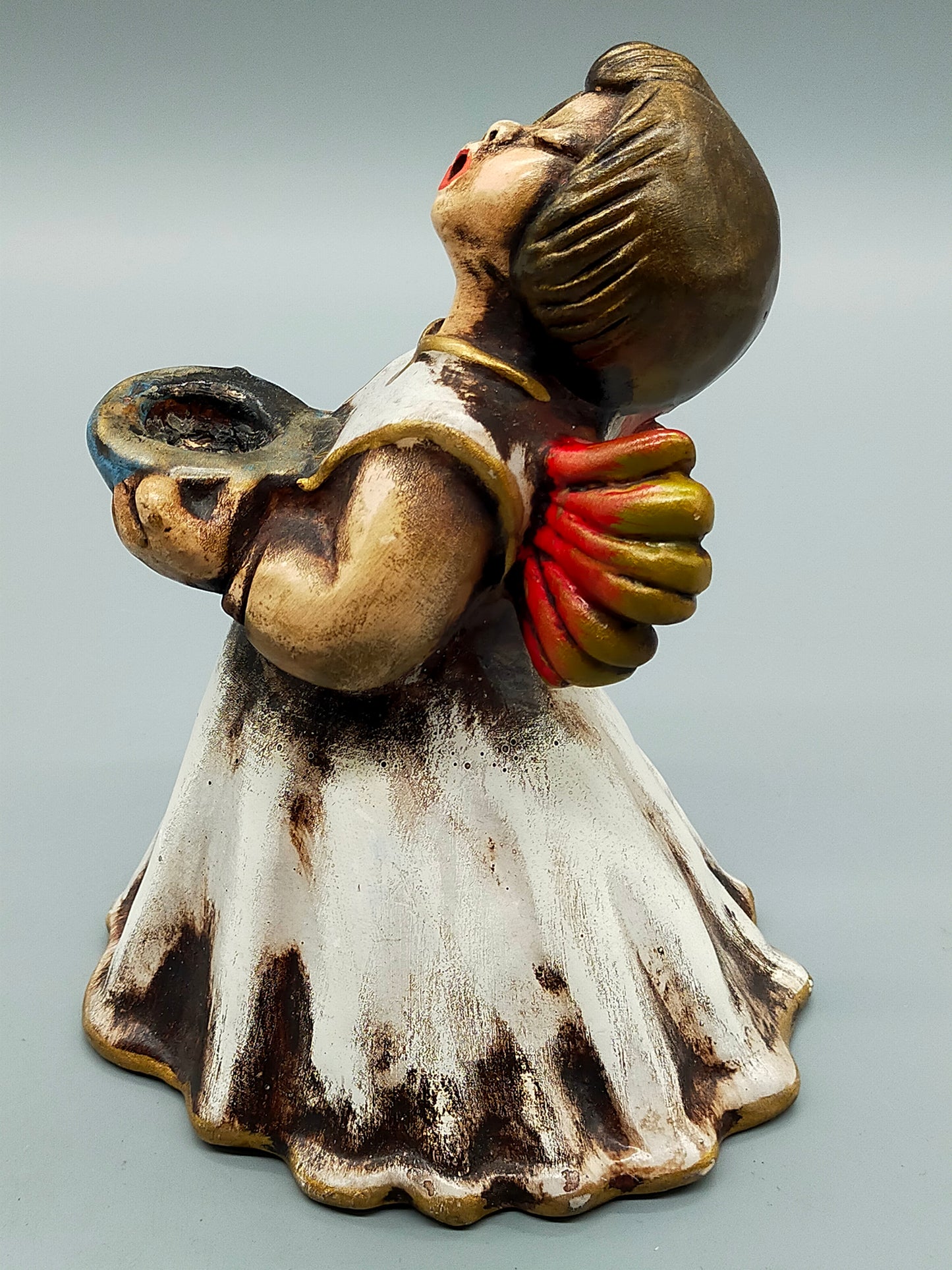 Thun Keramik Figur – Handbemalter Engel