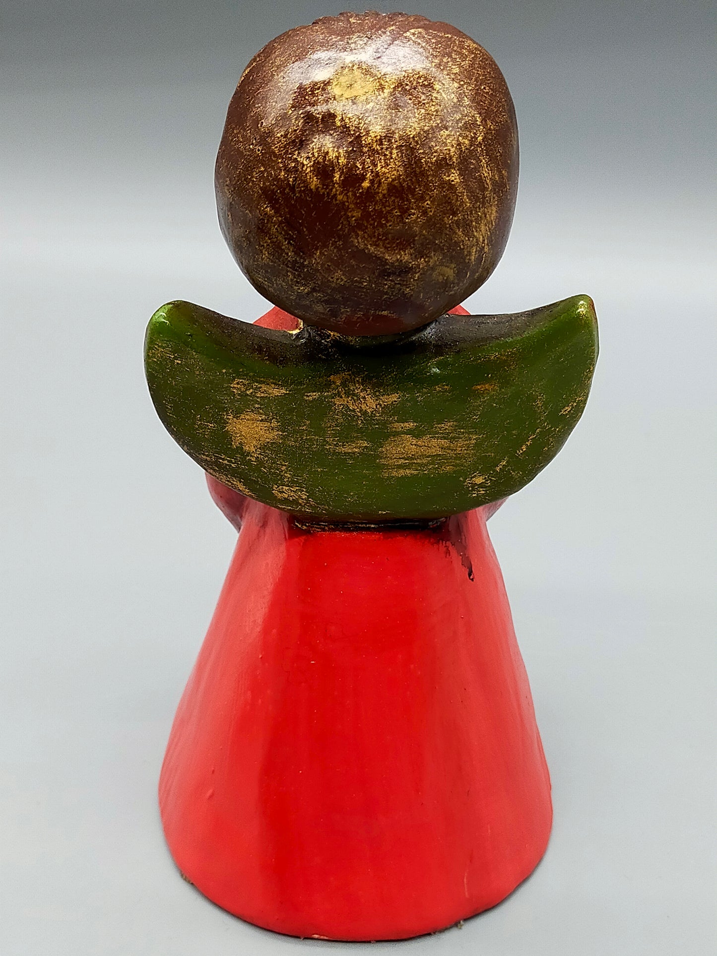 Original Thun Bozner Engel – Handbemalter Kerzenhalter aus Keramik