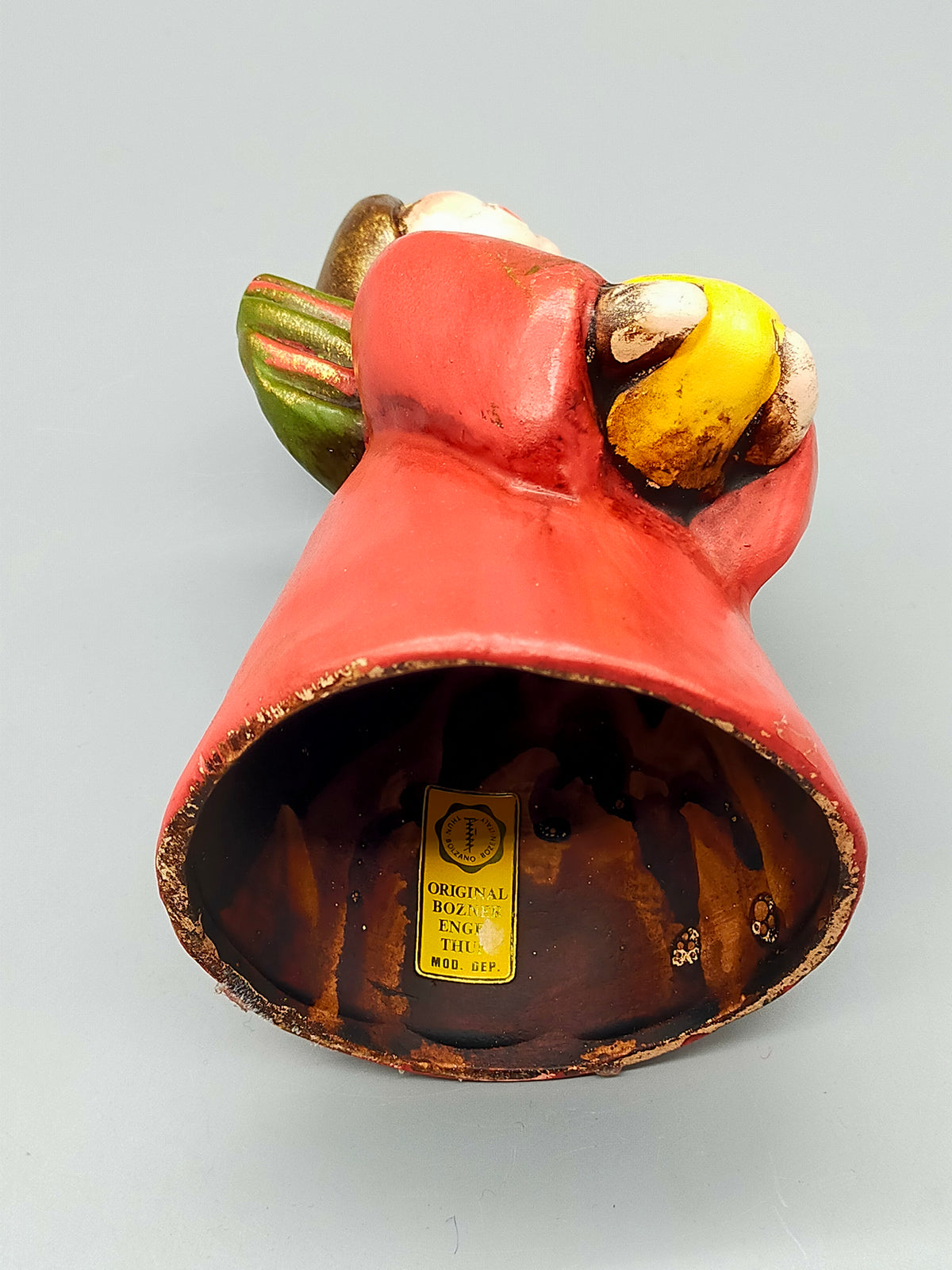 Original Thun Bozner Engel – Handbemalter Kerzenhalter aus Keramik