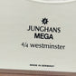Junghans Mega Tischuhr – Klassische Kaminuhr mit Westminster-Schlag