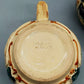 Antikes Keramik Bowle-Set – Rheinische Burgen Motive mit Tassen