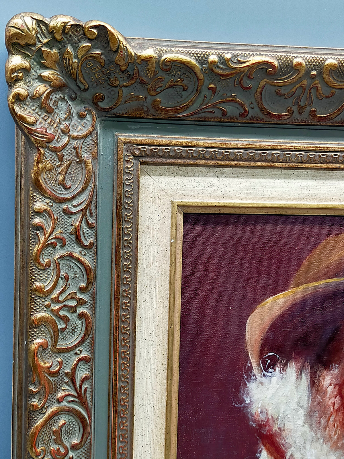 Alte Pfeifenraucher Ölgemälde Signiert Ludwig Vollmar Kunst