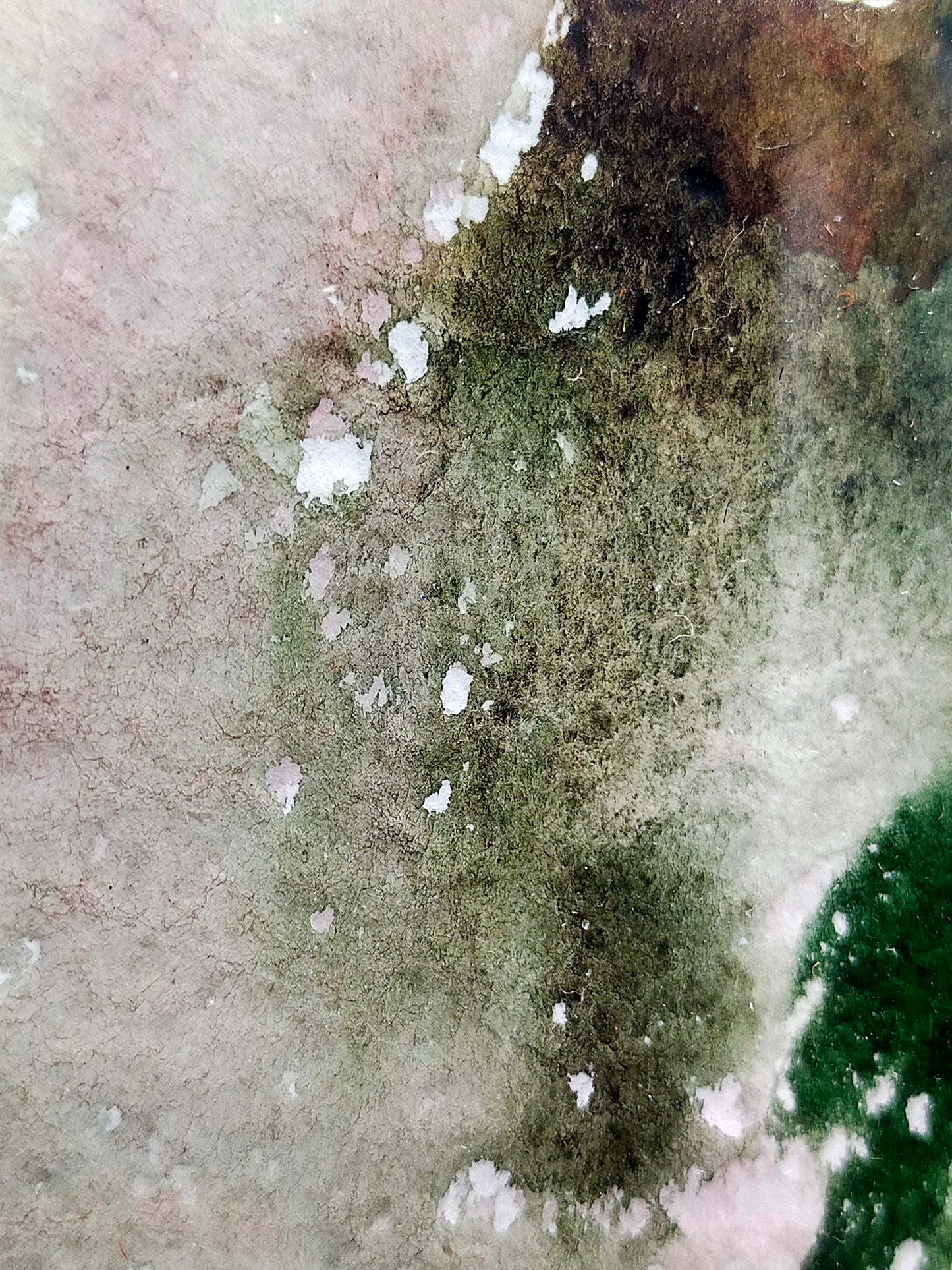 Stilvolles Aquarell von Hahn – Stillleben mit Rosen und Kerzenleuchter