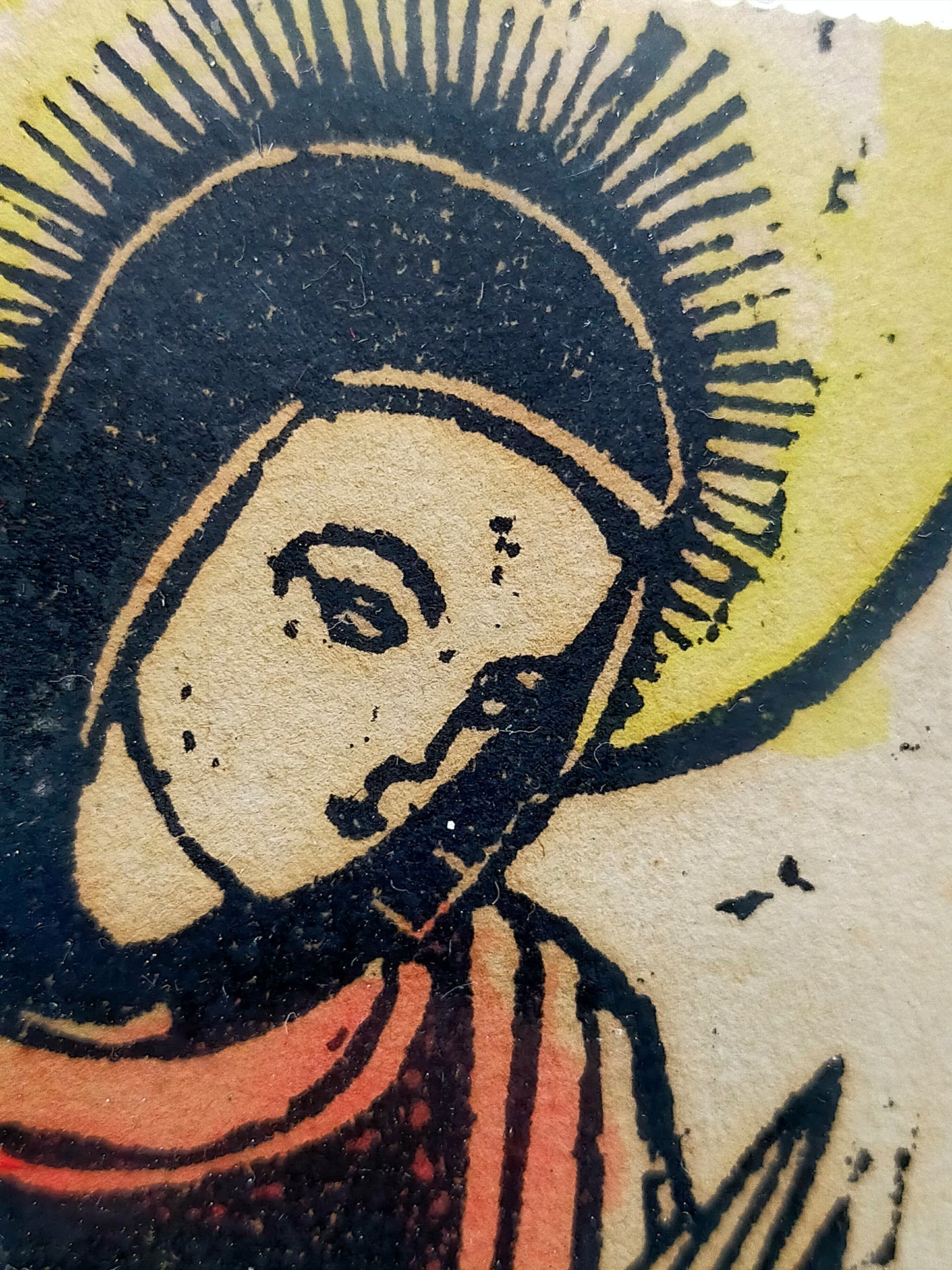 Deutsche Schule (XX) – Weihnachtliche Krippenszene mit Maria und Jesuskind