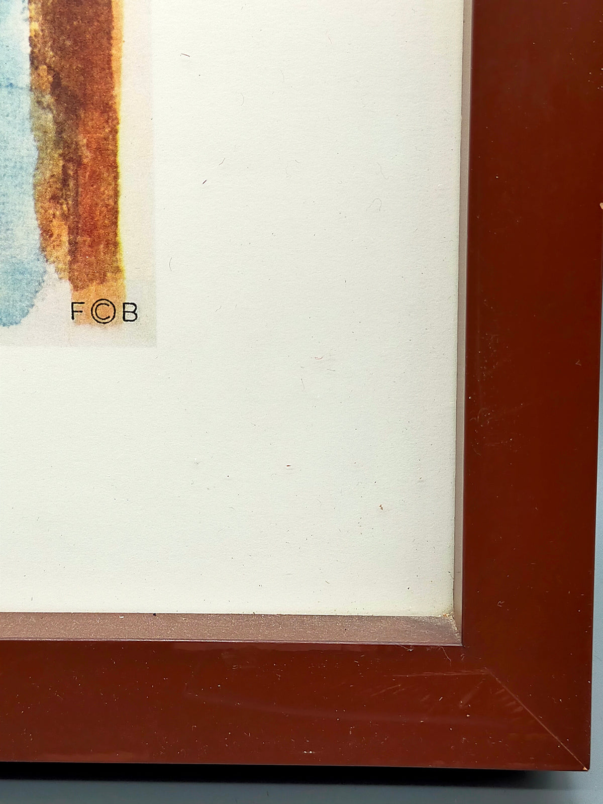 Deutsche Schule (XX) – Gartenansicht mit Haus Expressionistische Landschaft