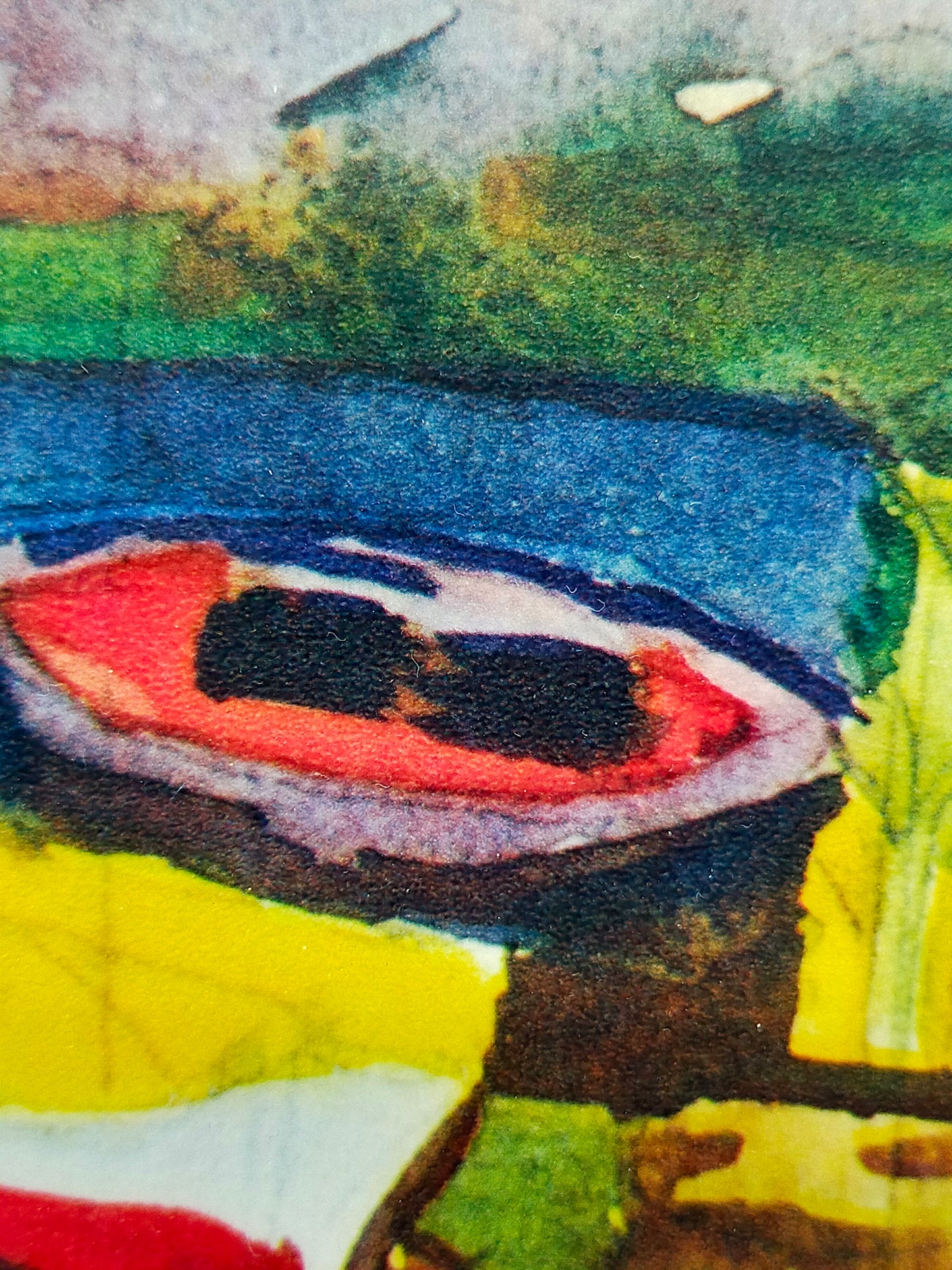 Deutsche Schule (XX) Expressionistische Hafenlandschaft Lithographie