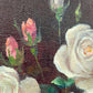 Ölgemälde Rosenstilleben – Gerahmtes Blumenbild Von H. Plück