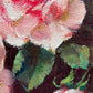 Ölgemälde Rosenstilleben – Gerahmtes Blumenbild Von H. Plück