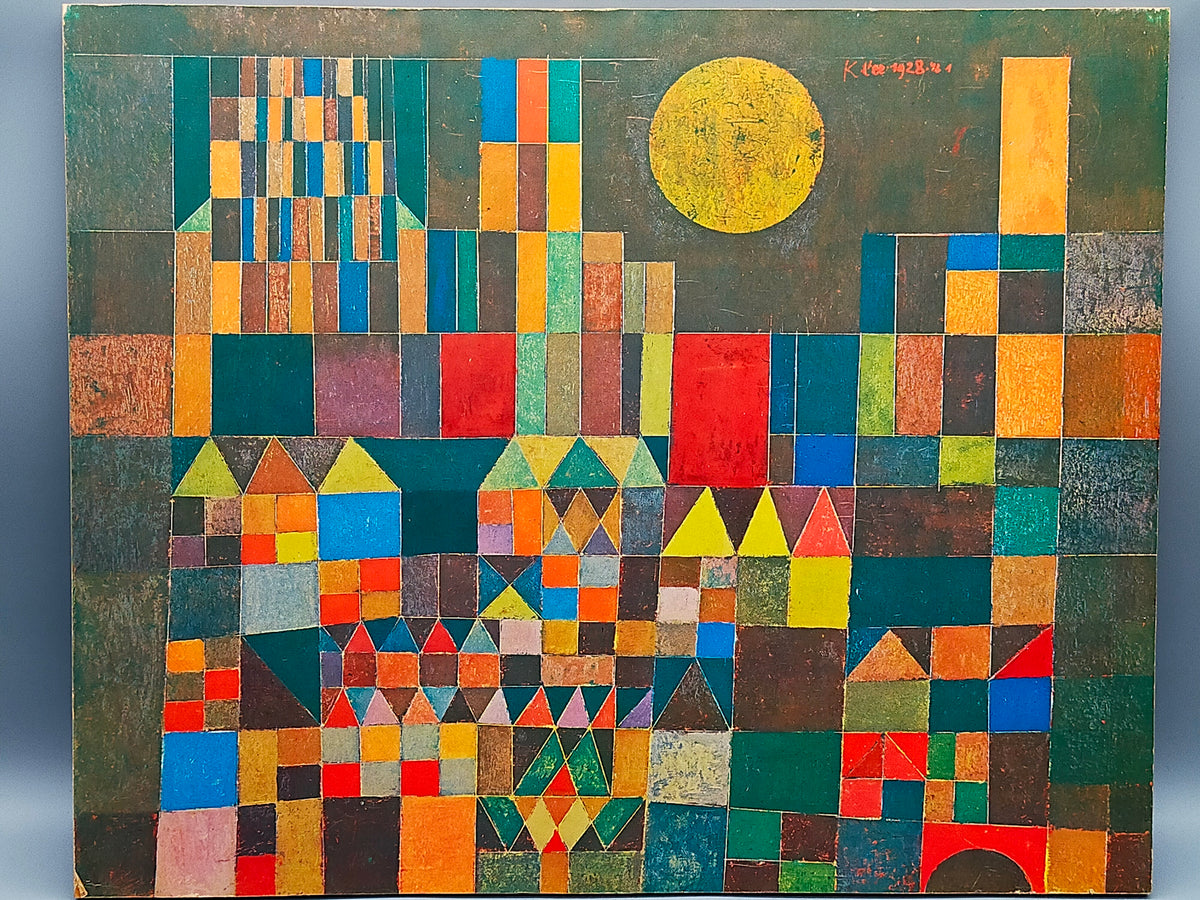 Paul Klee – Burg und Sonne – Kunstdruck Lithografie