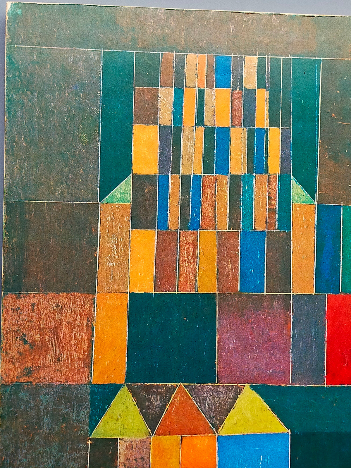 Paul Klee – Burg und Sonne – Kunstdruck Lithografie