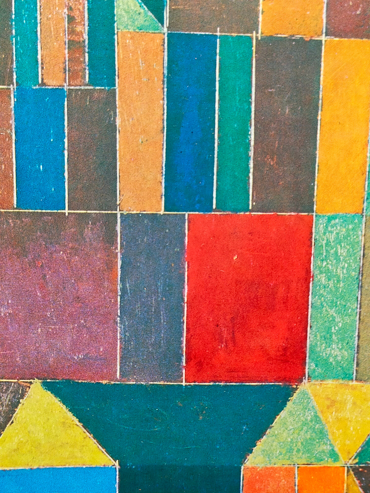 Paul Klee – Burg und Sonne – Kunstdruck Lithografie