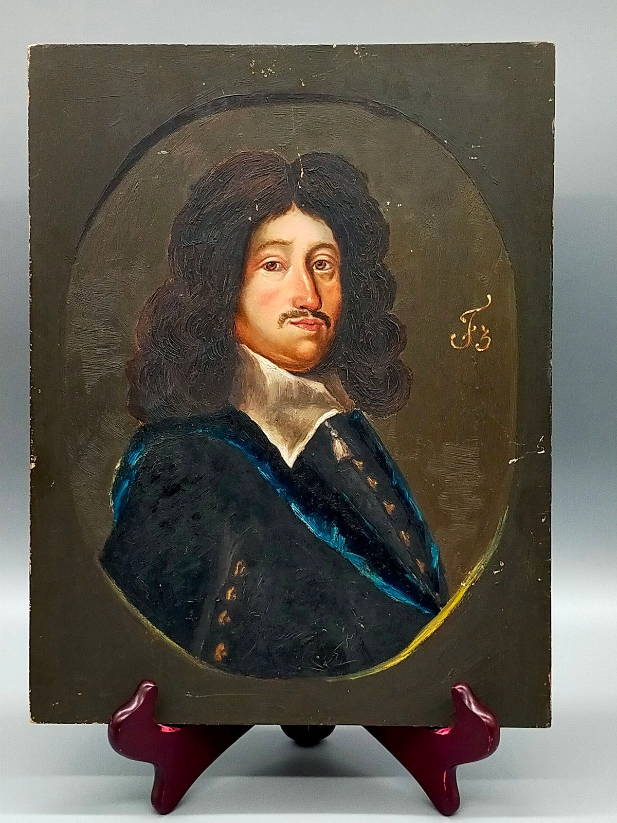 Historisches Ölgemälde – Deutsche Schule XVII. Jahrhundert Friderich