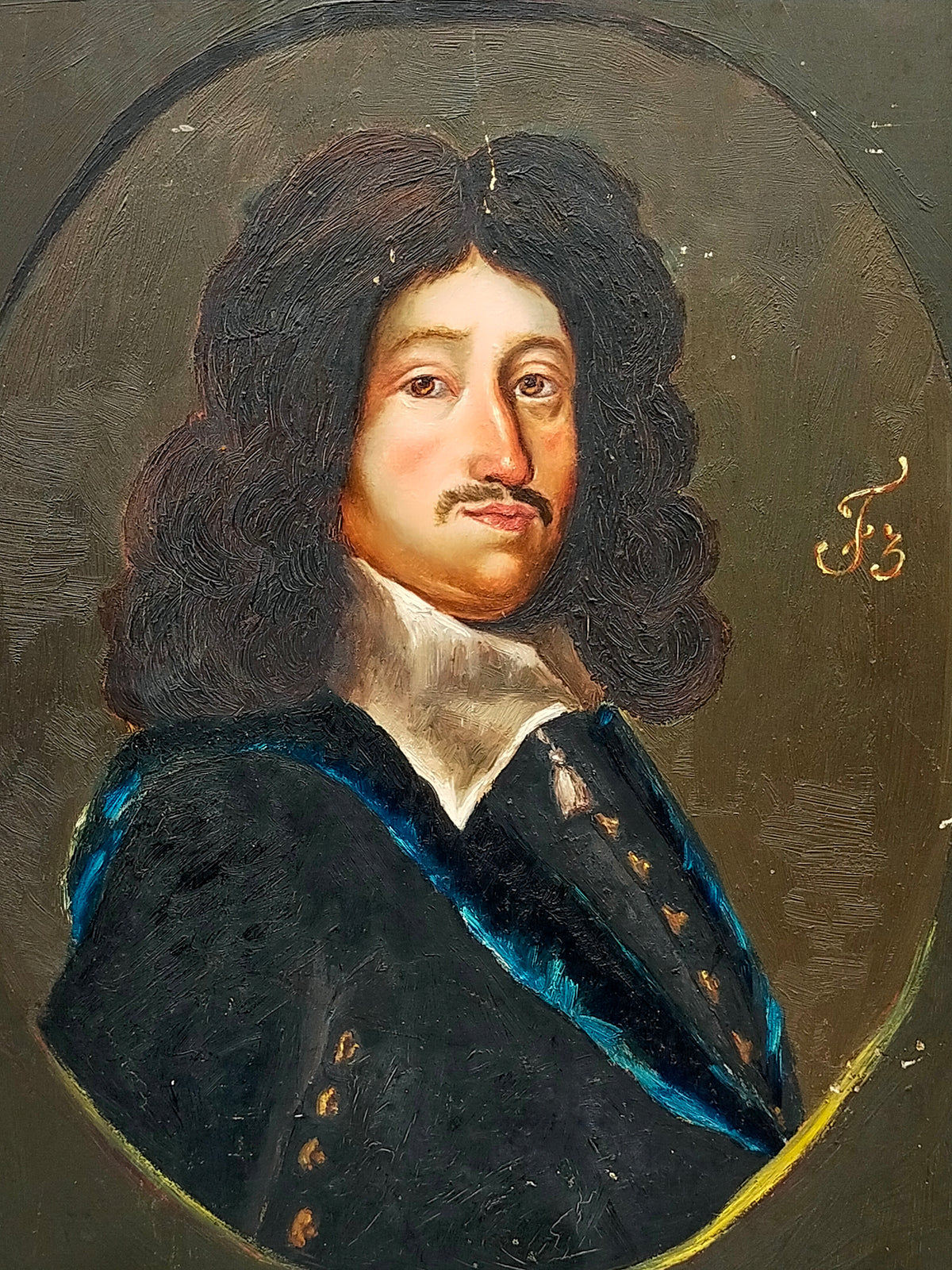Historisches Ölgemälde – Deutsche Schule XVII. Jahrhundert Friderich