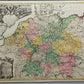 Historische Postkarte – Antike Deutschland Karte 1769