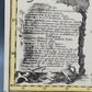 Historische Postkarte – Antike Deutschland Karte 1769